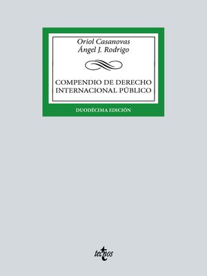 cover image of Compendio de Derecho Internacional Público
